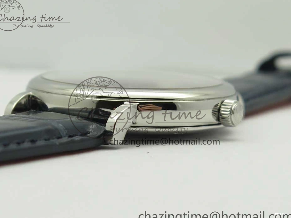 MIROTIME 0419 Portofino Automatic SS FKF 1:1 Best Edition Blue Dial on Blue Leather Strap A Cozy 7133